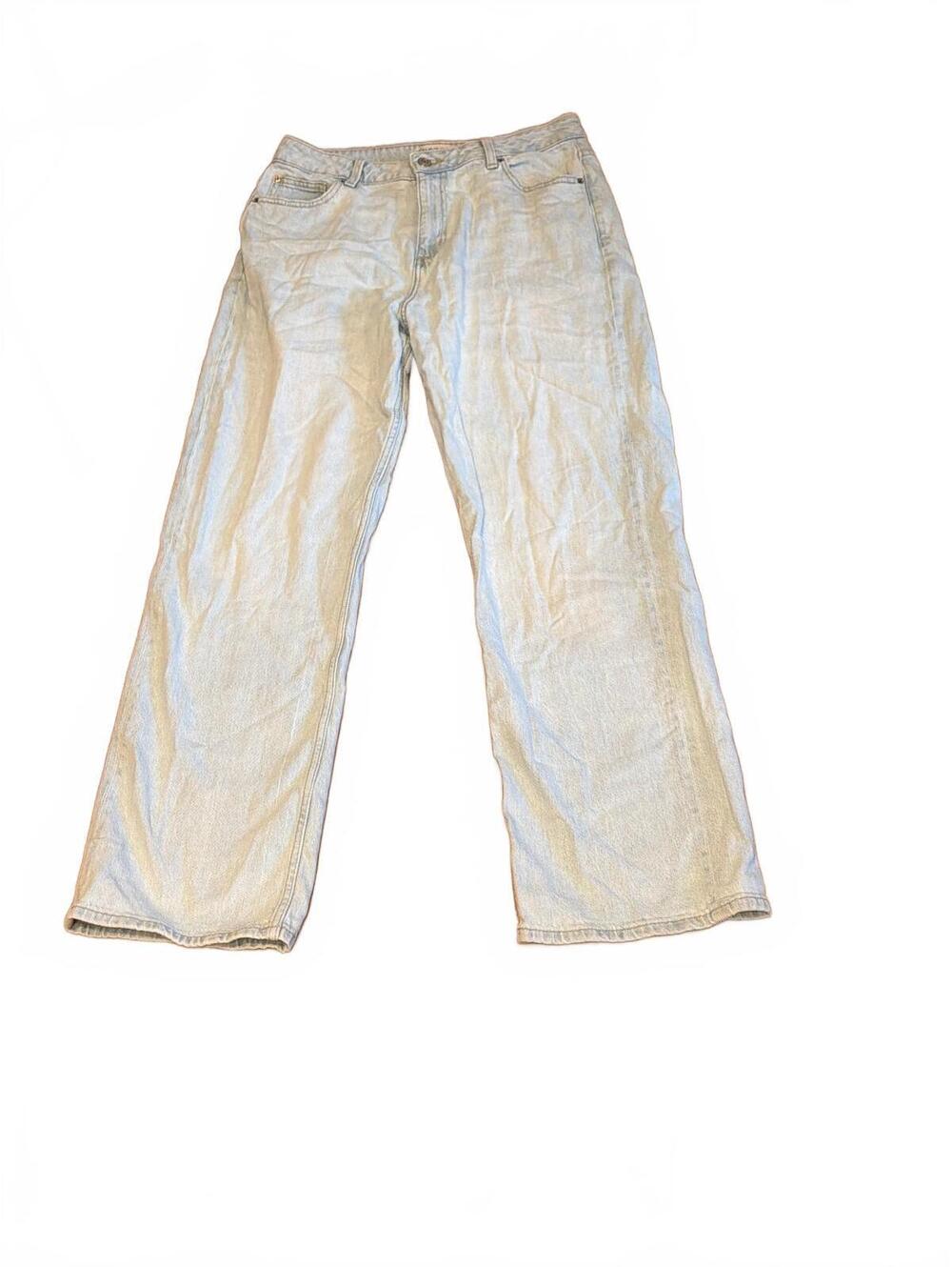 Primark Light Wash Jeans Womens 10 Straight Leg Cotton